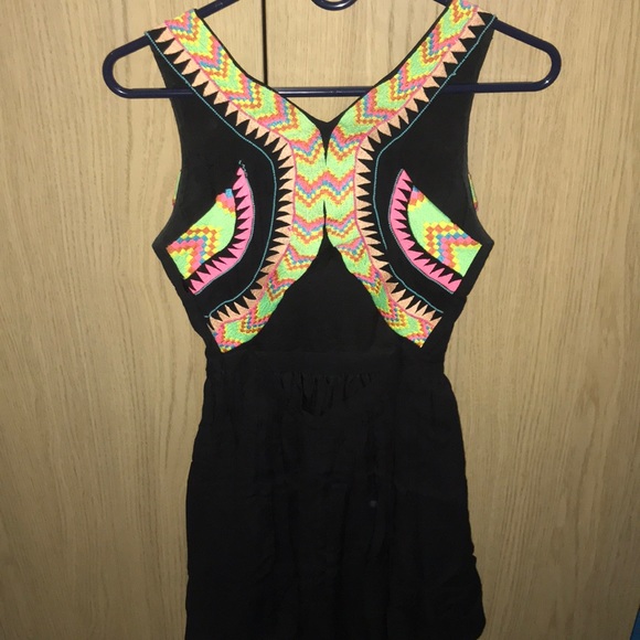 Mara Hoffman black multicolor mini dress - Picture 5 of 5